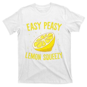 Easy Peasy Lemon Squeezy Funny Lemons Summer Lemonade T-Shirt