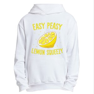 Easy Peasy Lemon Squeezy Funny Lemons Summer Lemonade Urban Pullover Hoodie