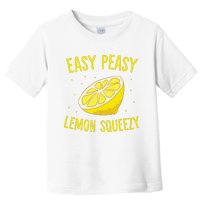 Easy Peasy Lemon Squeezy Funny Lemons Summer Lemonade Toddler T-Shirt