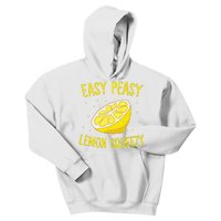 Easy Peasy Lemon Squeezy Funny Lemons Summer Lemonade Kids Hoodie