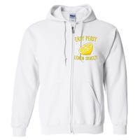 Easy Peasy Lemon Squeezy Funny Lemons Summer Lemonade Full Zip Hoodie