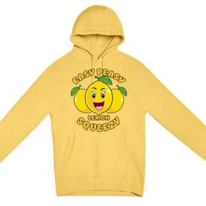 Easy Peasy Lemon Squeezy Summer Stand Lemonade Premium Pullover Hoodie