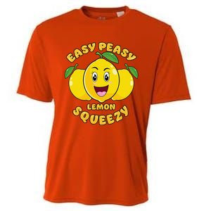 Easy Peasy Lemon Squeezy Summer Stand Lemonade Cooling Performance Crew T-Shirt