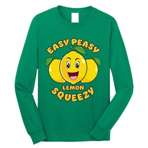 Easy Peasy Lemon Squeezy Summer Stand Lemonade Long Sleeve Shirt