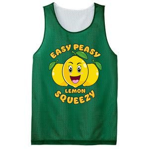 Easy Peasy Lemon Squeezy Summer Stand Lemonade Mesh Reversible Basketball Jersey Tank