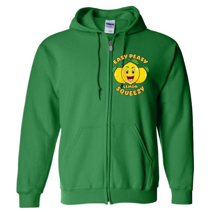 Easy Peasy Lemon Squeezy Summer Stand Lemonade Full Zip Hoodie