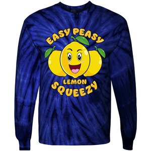 Easy Peasy Lemon Squeezy Summer Stand Lemonade Tie-Dye Long Sleeve Shirt