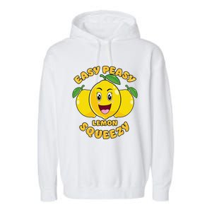 Easy Peasy Lemon Squeezy Summer Stand Lemonade Garment-Dyed Fleece Hoodie