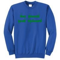 Eat Plants Love Animals Vegan Funny Gift Tops Cool Gift Sweatshirt