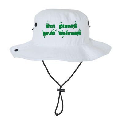 Eat Plants Love Animals Vegan Funny Gift Tops Cool Gift Legacy Cool Fit Booney Bucket Hat