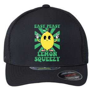 Easy Peasy Lemon Squeezy Lemonade Stand Crew Summer Flexfit Unipanel Trucker Cap