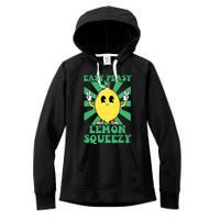 Easy Peasy Lemon Squeezy Lemonade Stand Crew Summer Women's Fleece Hoodie