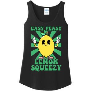 Easy Peasy Lemon Squeezy Lemonade Stand Crew Summer Ladies Essential Tank