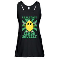 Easy Peasy Lemon Squeezy Lemonade Stand Crew Summer Ladies Essential Flowy Tank