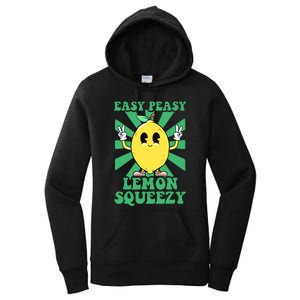 Easy Peasy Lemon Squeezy Lemonade Stand Crew Summer Women's Pullover Hoodie