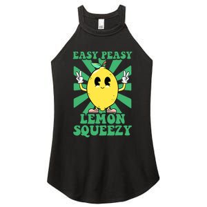 Easy Peasy Lemon Squeezy Lemonade Stand Crew Summer Women's Perfect Tri Rocker Tank