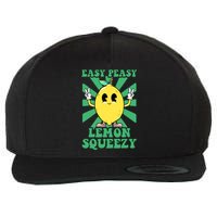 Easy Peasy Lemon Squeezy Lemonade Stand Crew Summer Wool Snapback Cap