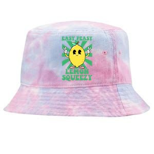 Easy Peasy Lemon Squeezy Lemonade Stand Crew Summer Tie-Dyed Bucket Hat