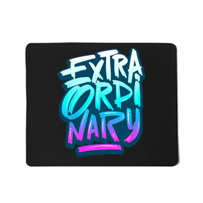 Extraordinary People Motivation Quotes Style Be Different Mousepad
