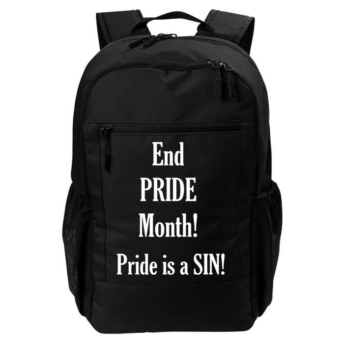 End Pride Month Pride Is A SIN Backpack