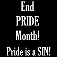 End Pride Month Pride Is A SIN Backpack