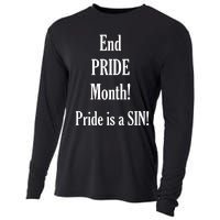 End Pride Month Pride Is A SIN Cooling Performance Long Sleeve Crew