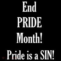 End Pride Month Pride Is A SIN Youth Performance Sprint T-Shirt