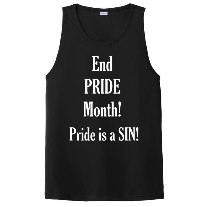 End Pride Month Pride Is A SIN PosiCharge Competitor Tank