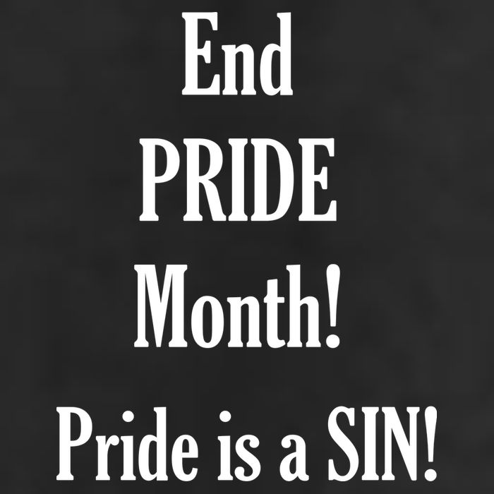 End Pride Month Pride Is A SIN Trucker Hat
