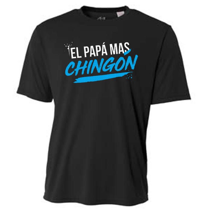 El Papa Mas Chingon Dia Del Padre Regalo Cooling Performance Crew T-Shirt