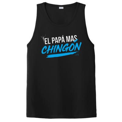 El Papa Mas Chingon Dia Del Padre Regalo PosiCharge Competitor Tank