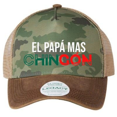 El Papa Mas Chingon Funny Spanish Legacy Tie Dye Trucker Hat