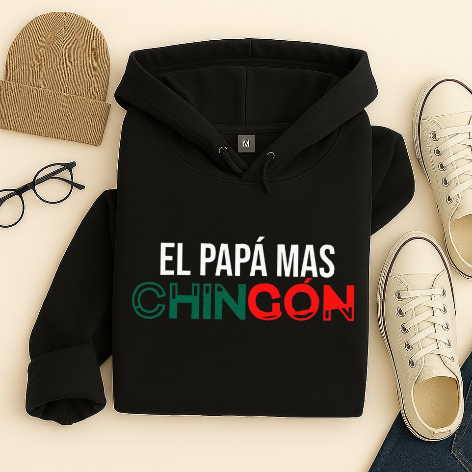 El Papa Mas Chingon Funny Spanish Hoodie