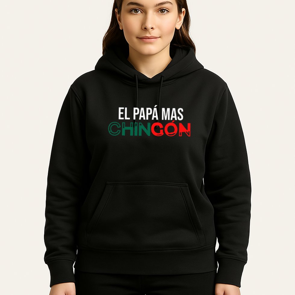 El Papa Mas Chingon Funny Spanish Hoodie