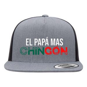 El Papa Mas Chingon Funny Spanish Flat Bill Trucker Hat