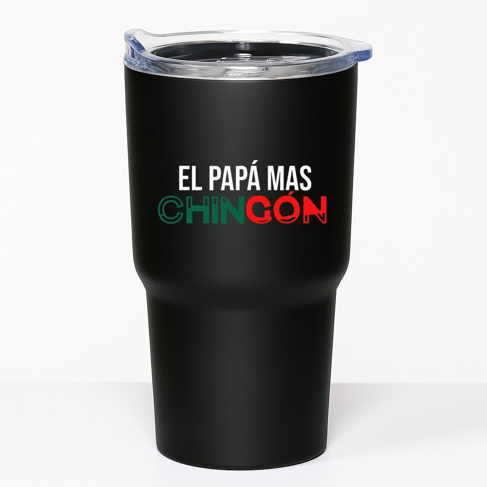 El Papa Mas Chingon Funny Spanish Tumbler