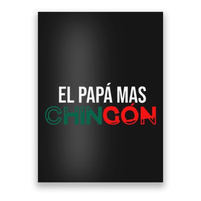 El Papa Mas Chingon Funny Spanish Poster