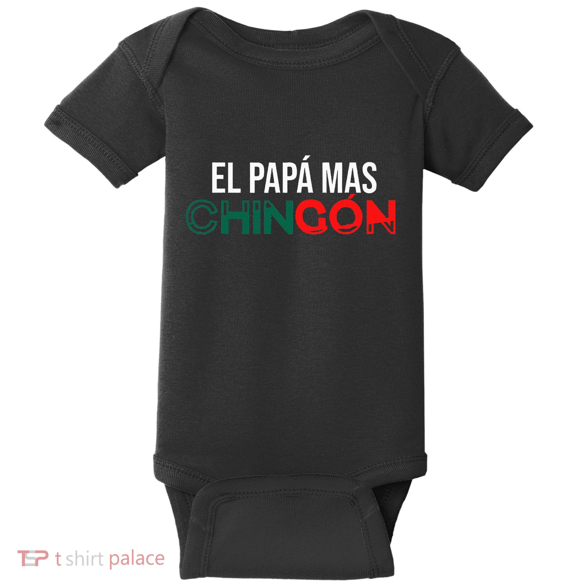 El Papa Mas Chingon Funny Spanish Baby Bodysuit