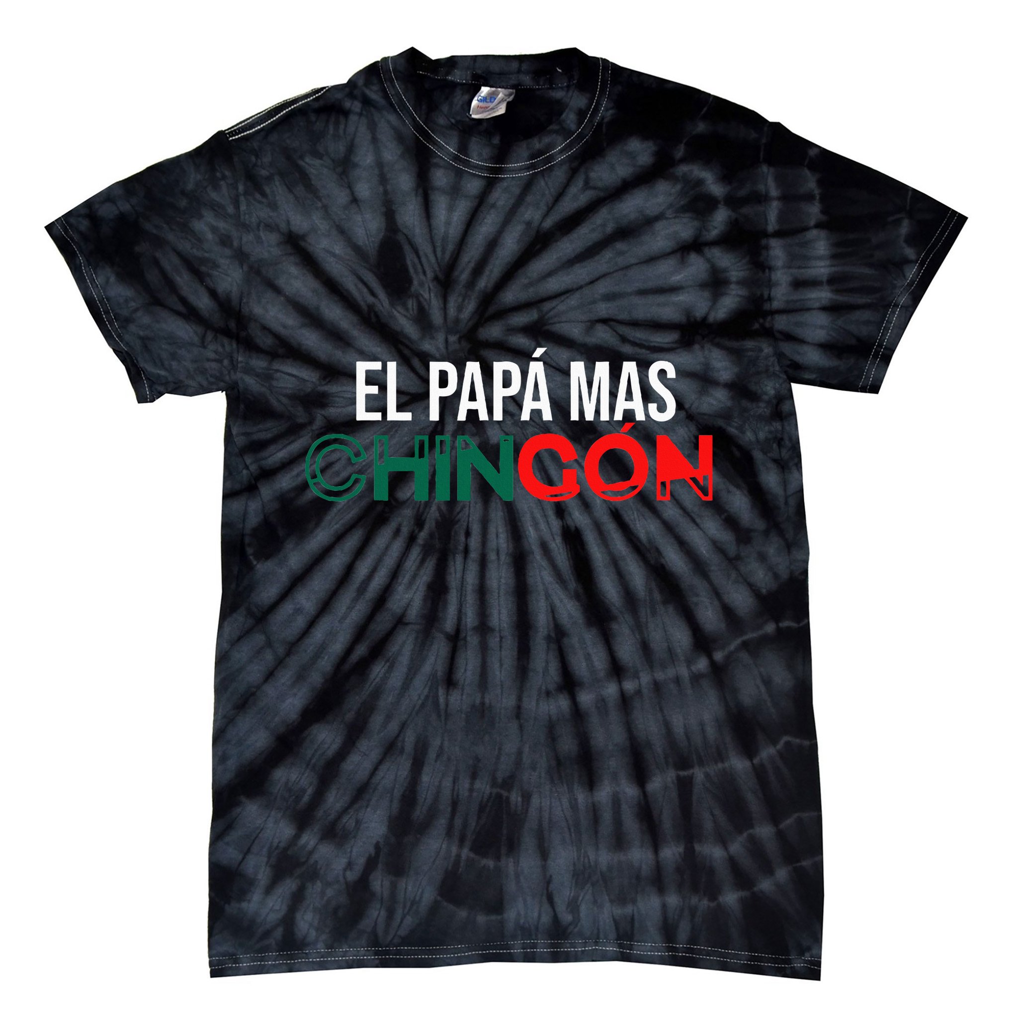 El Papa Mas Chingon Funny Spanish Tie-Dye T-Shirt