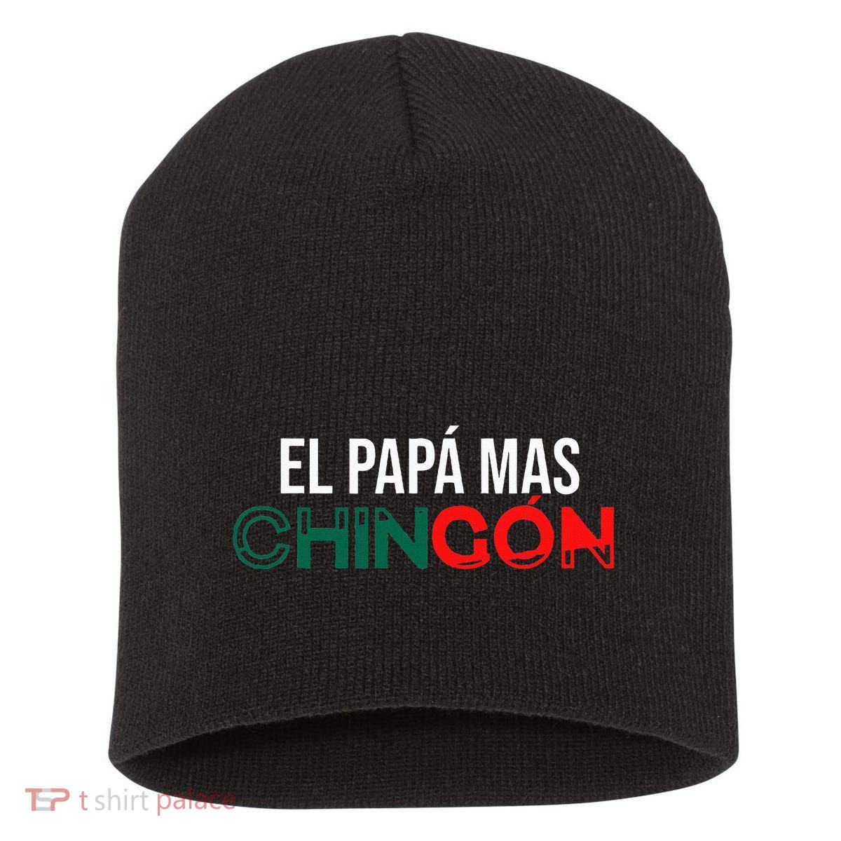 El Papa Mas Chingon Funny Spanish Short Acrylic Beanie