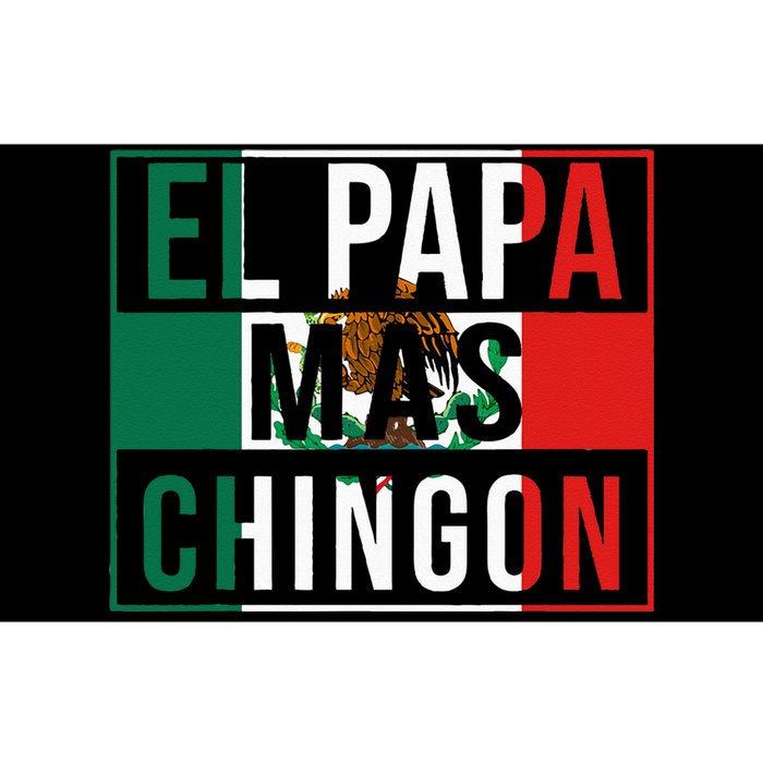 El Papa Mas Chingon Funny Best Mexican Dad Gift Bumper Sticker