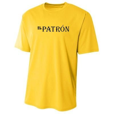 E.L P.A.T.R.O.N. Mexican Boss Youth Performance Sprint T-Shirt