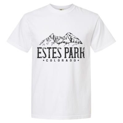 Estes Park Mountains Vintage Colorado Garment-Dyed Heavyweight T-Shirt
