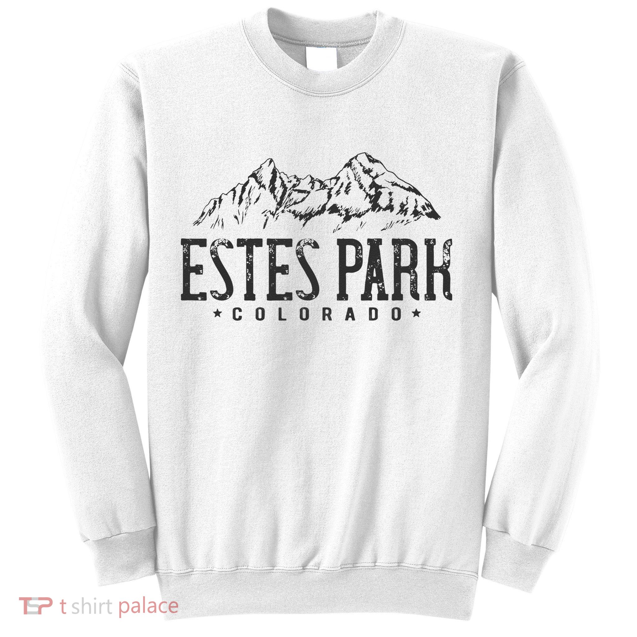 Estes Park Mountains Vintage Colorado Sweatshirt