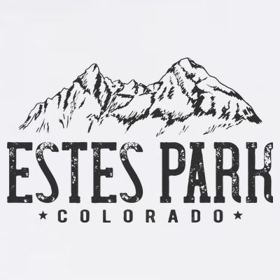 Estes Park Mountains Vintage Colorado T-Shirt