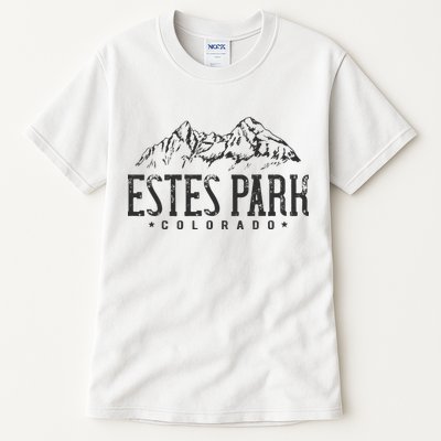 Estes Park Mountains Vintage Colorado Tall T-Shirt