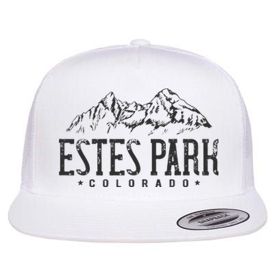 Estes Park Mountains Vintage Colorado Flatbill Hat