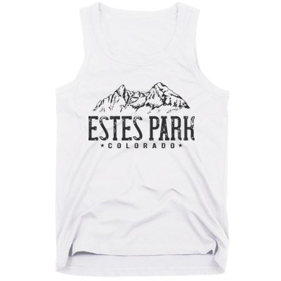 Estes Park Mountains Vintage Colorado Tank Top