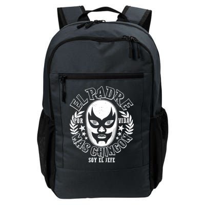 El Padre Mas Chingon Por Vida Soy El Jefe Luchador Mask Wrestler Backpack