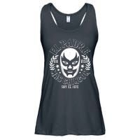 El Padre Mas Chingon Por Vida Soy El Jefe Luchador Mask Wrestler Ladies Essential Flowy Tank